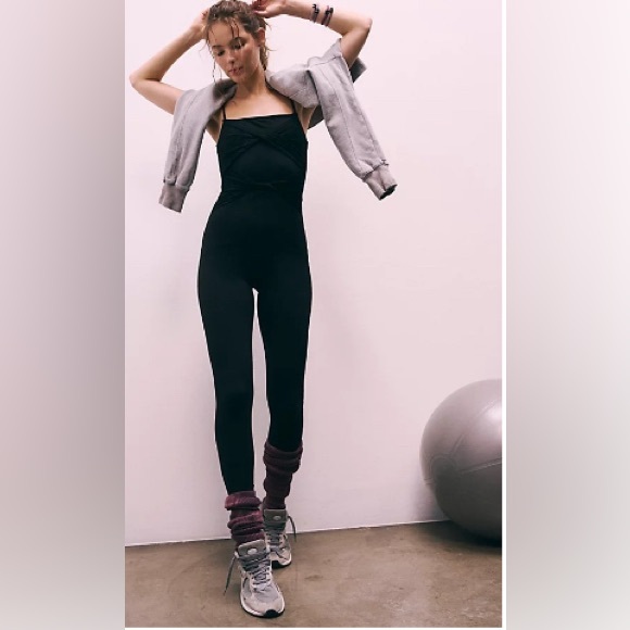Free People Movement Lace Me Up Onesie - Picture 1 of 5